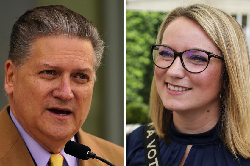 From left; Bob Hertzberg and Lindsey Horvath are headed for a runoff for the Los Angeles County District 3 Supervisor's race.