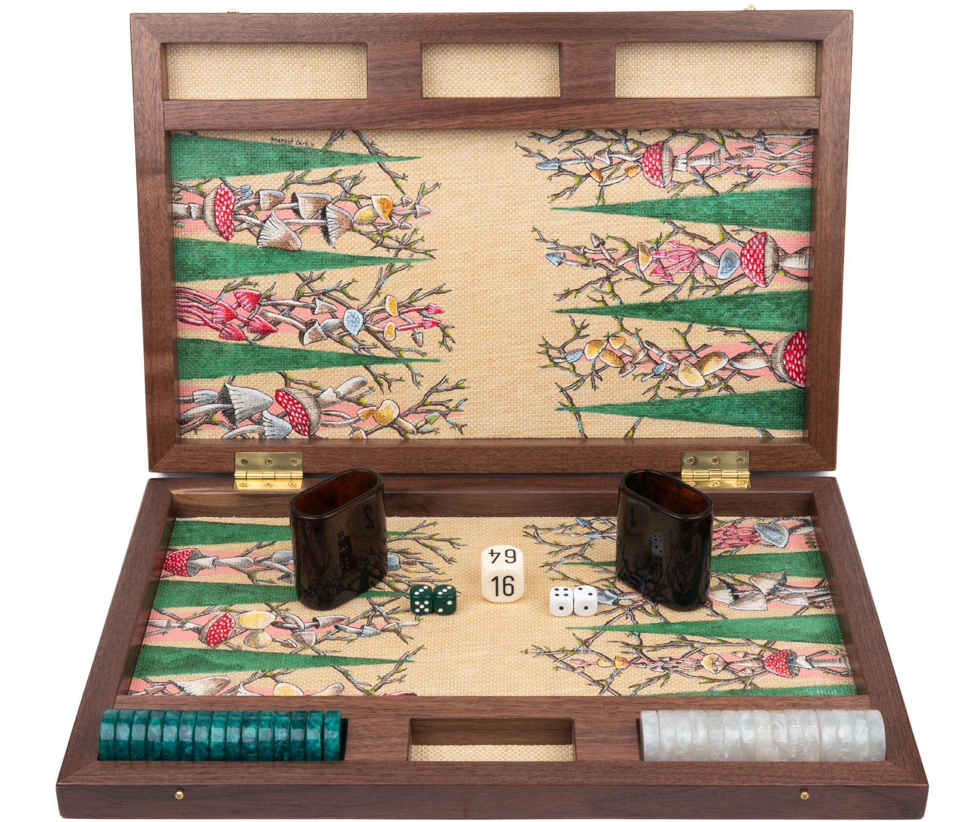 CASA BRANCA X NINE FAIR BACKGAMMON BOARD, $2,500