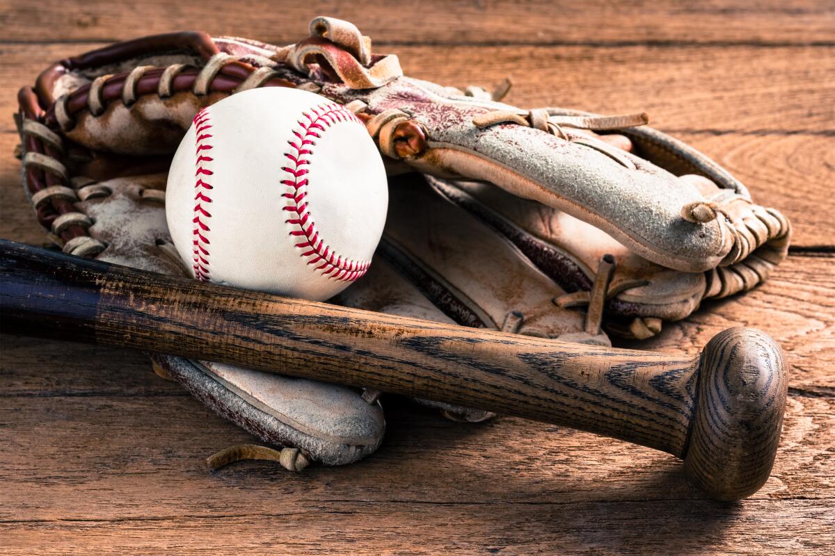 Baseball and glove