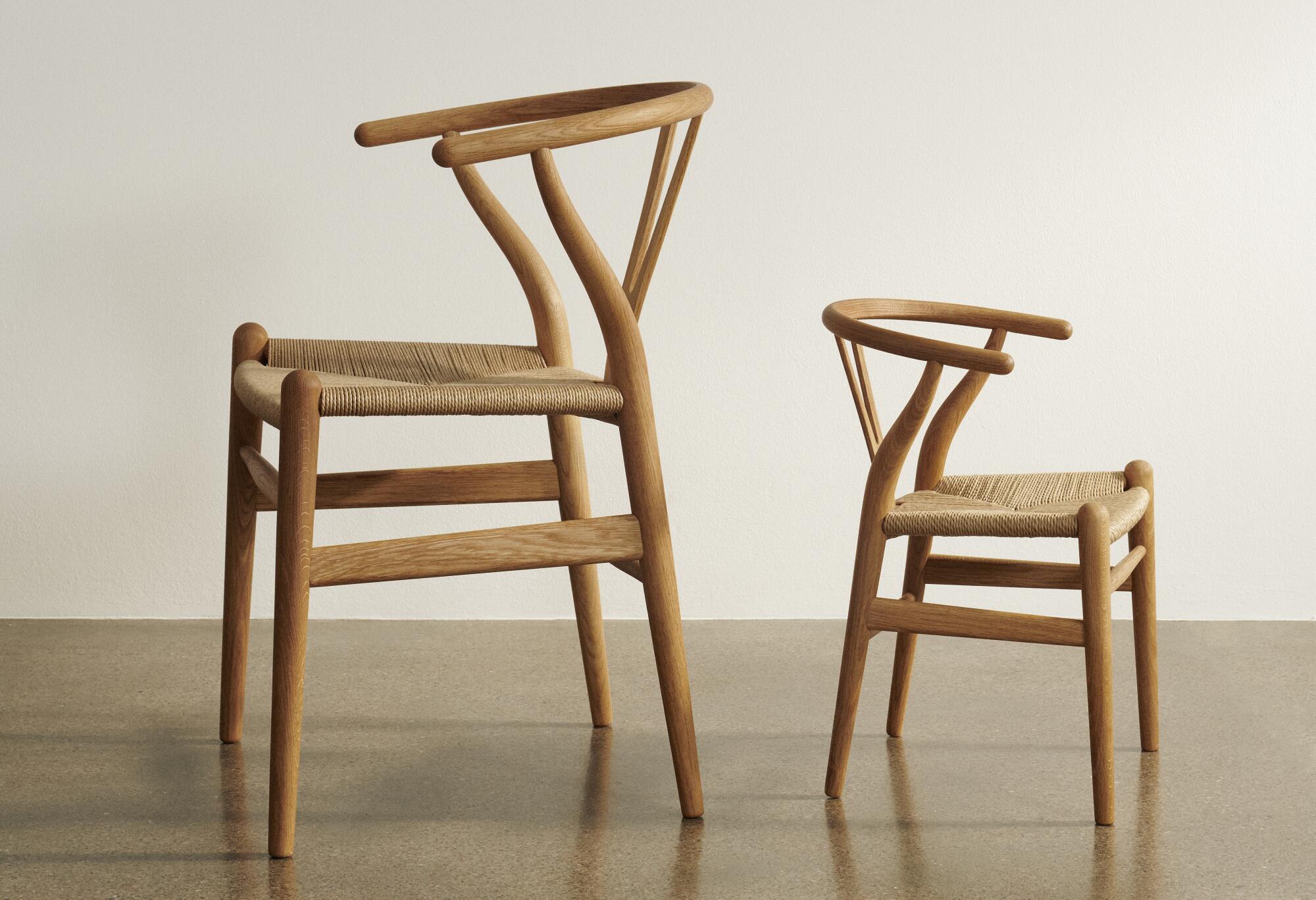 CARL HANSEN & SON CHILDREN’S WISHBONE CHAIR, $845